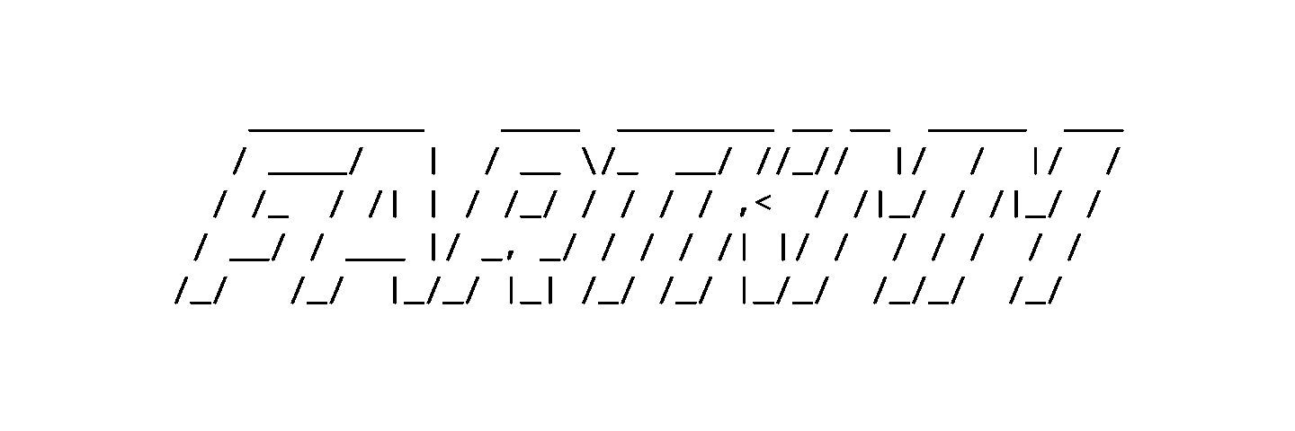 ASCII Art Banner Example